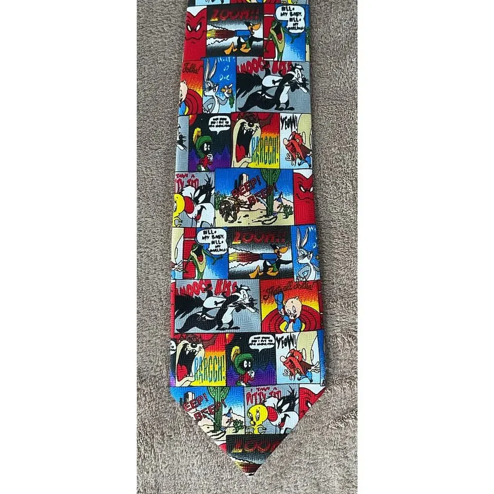 Warner Bros. Looney Tunes Neck Tie 57” Long 3 3/4” Wide